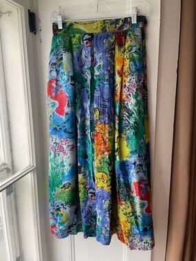 Geiger | Vintage Colorful Chagall Maxi Skirt